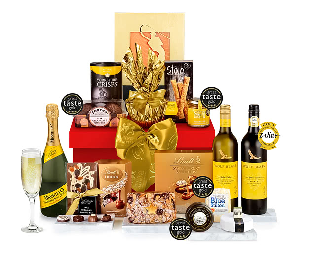 Yuletide Celebration Gift Box With Sparkling Prosecco